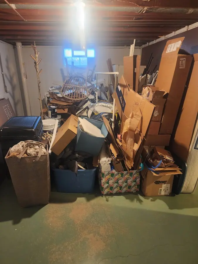 Roll-off dumpster container at job site for Construction Dumpster Rental in Brooks